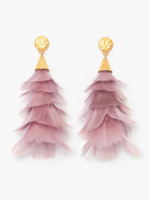 Snow Queen Statement Earring - goose feathers 82