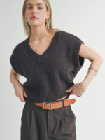 Peyton Oversized V Neck Sweater Vest