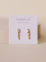 Mini Baguette Drop Earrings