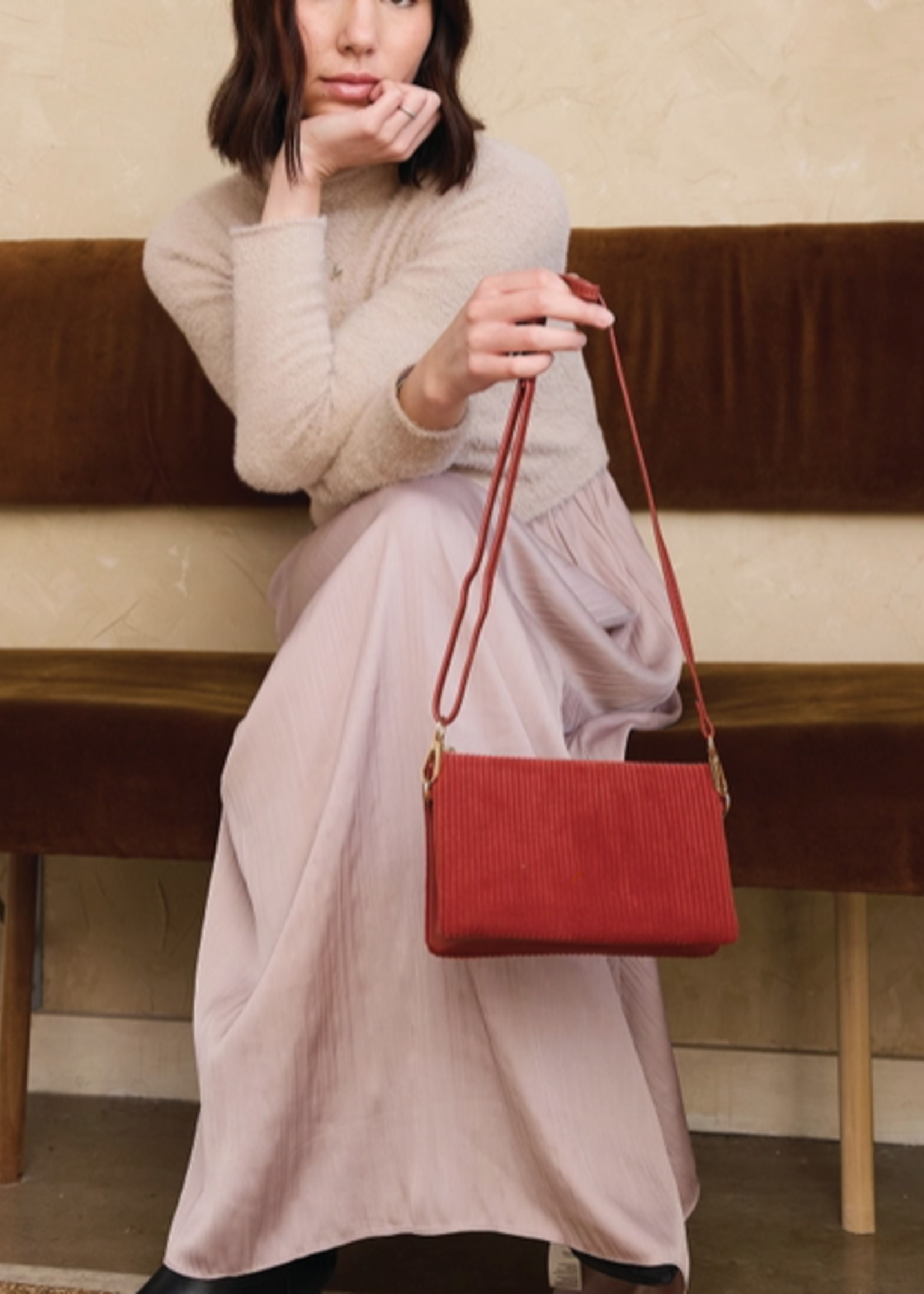 Liz Corduroy Red