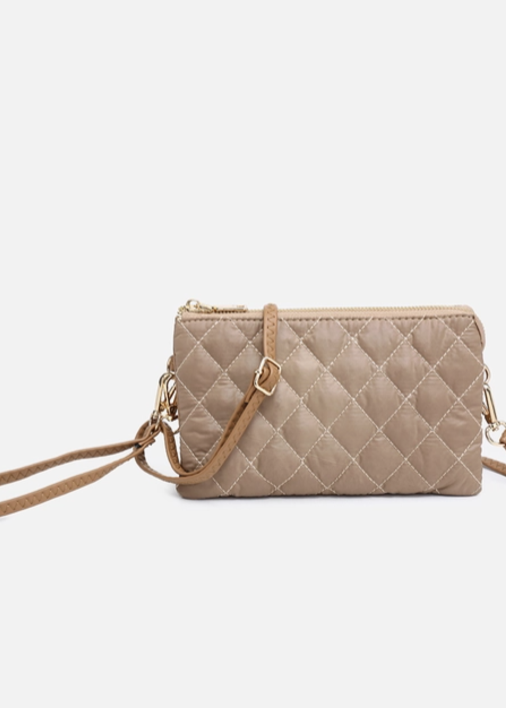 Liz Crossbody Puffer Taupe