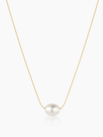 Isla Pearl Necklace 14k Gold Plated