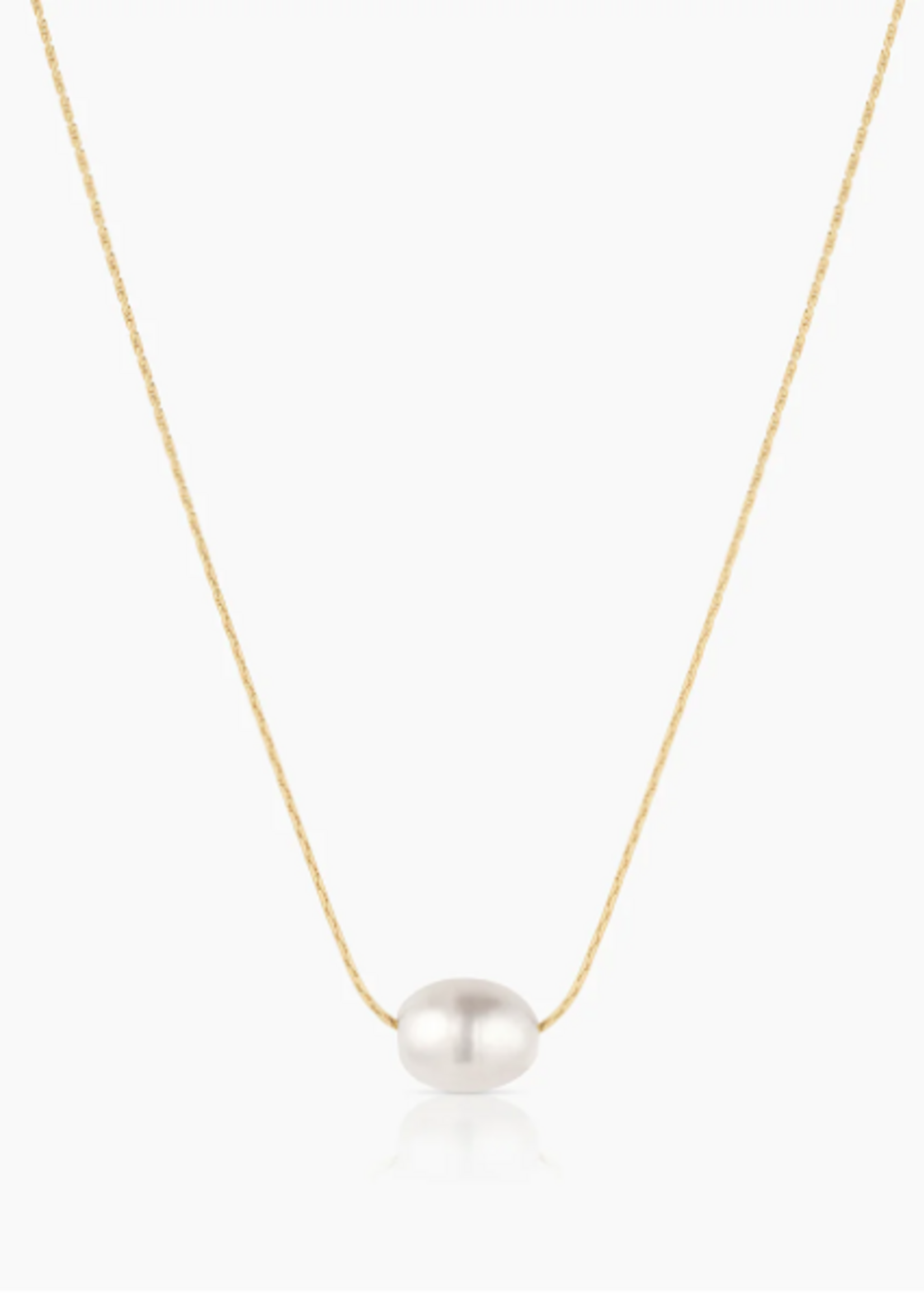 Isla Pearl Necklace 14k Gold Plated