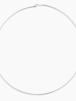 Monet Choker Necklace - Rhodium Plated