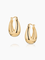 Petite Lumi Hoop Earrings - 14k Gold Plated