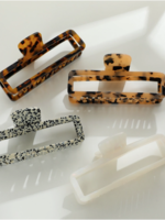 Sienna Classic Large Hollow Rectangle Claw Clip