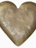 Heart Tray, Forged Iron - Brass