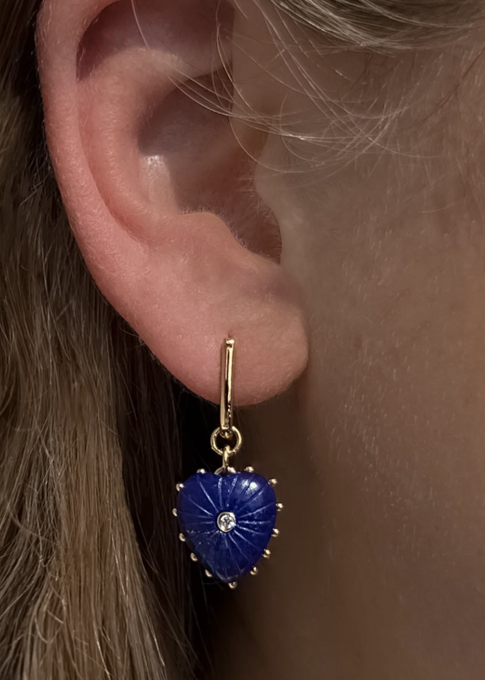 Isabel Lapis Heart Earrings