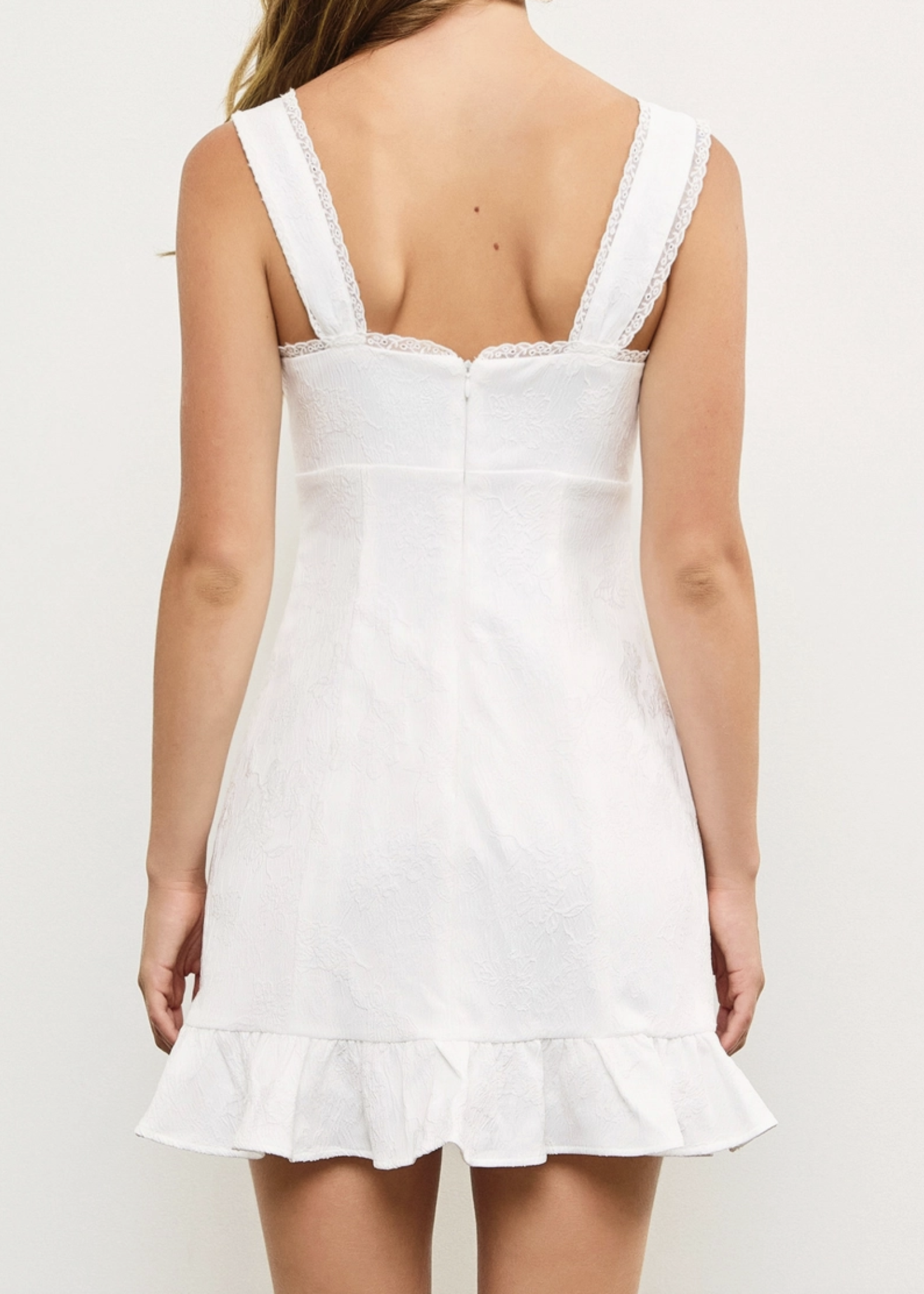 Ruched Drawstring Front Sleeveless Dress