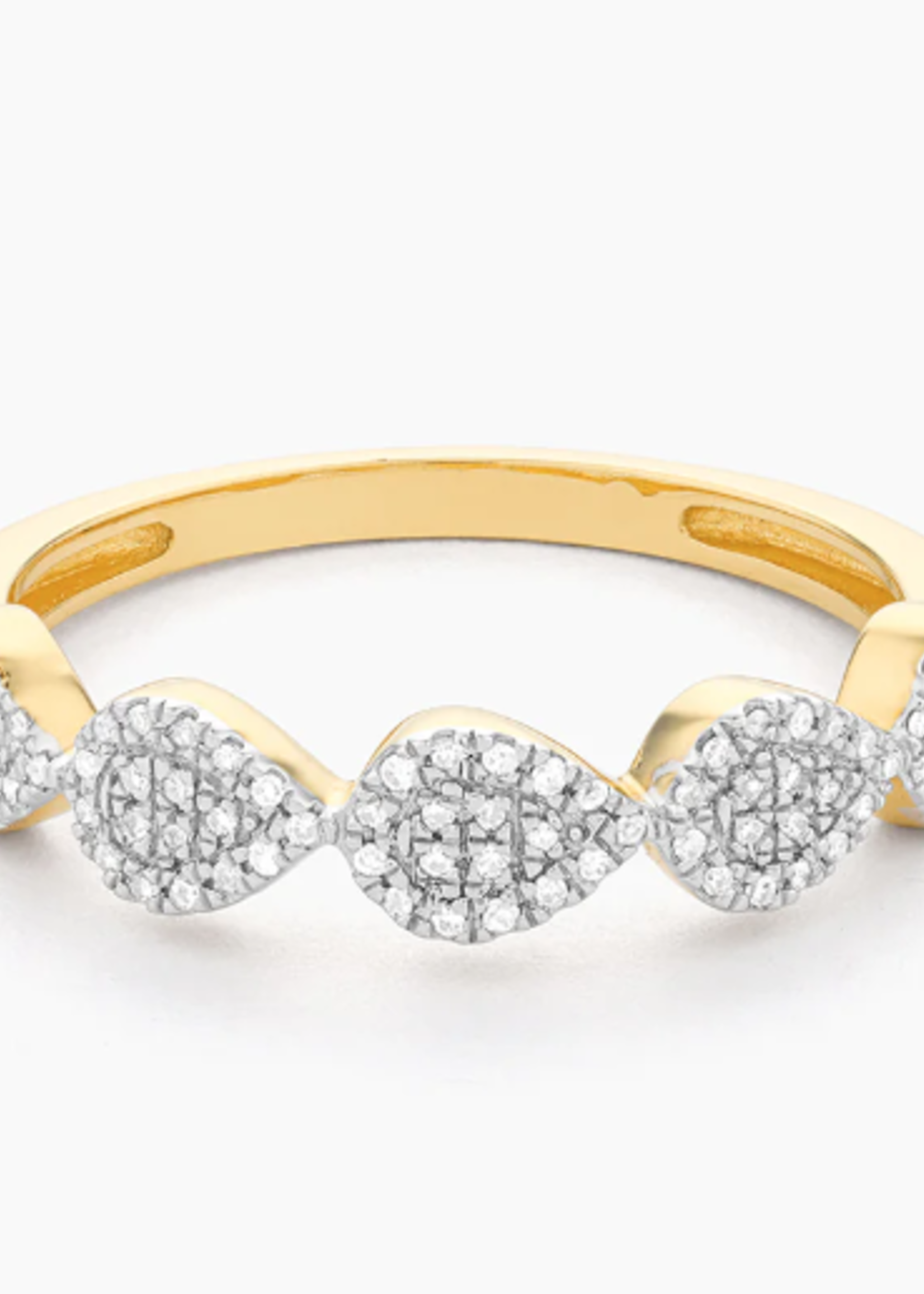 Full Teardrop Stackable Ring