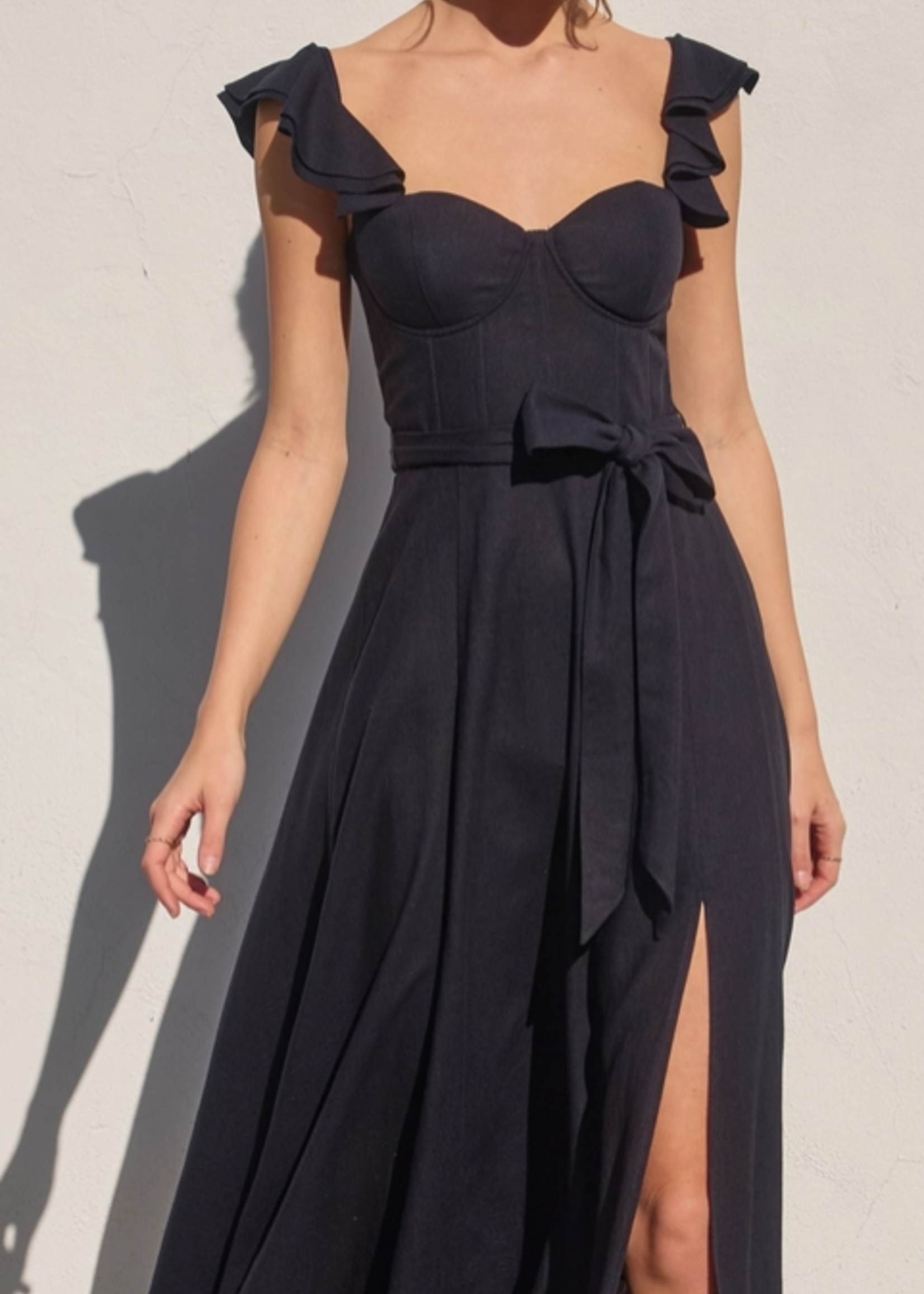 Heaven Sent Corset Flutter Dress