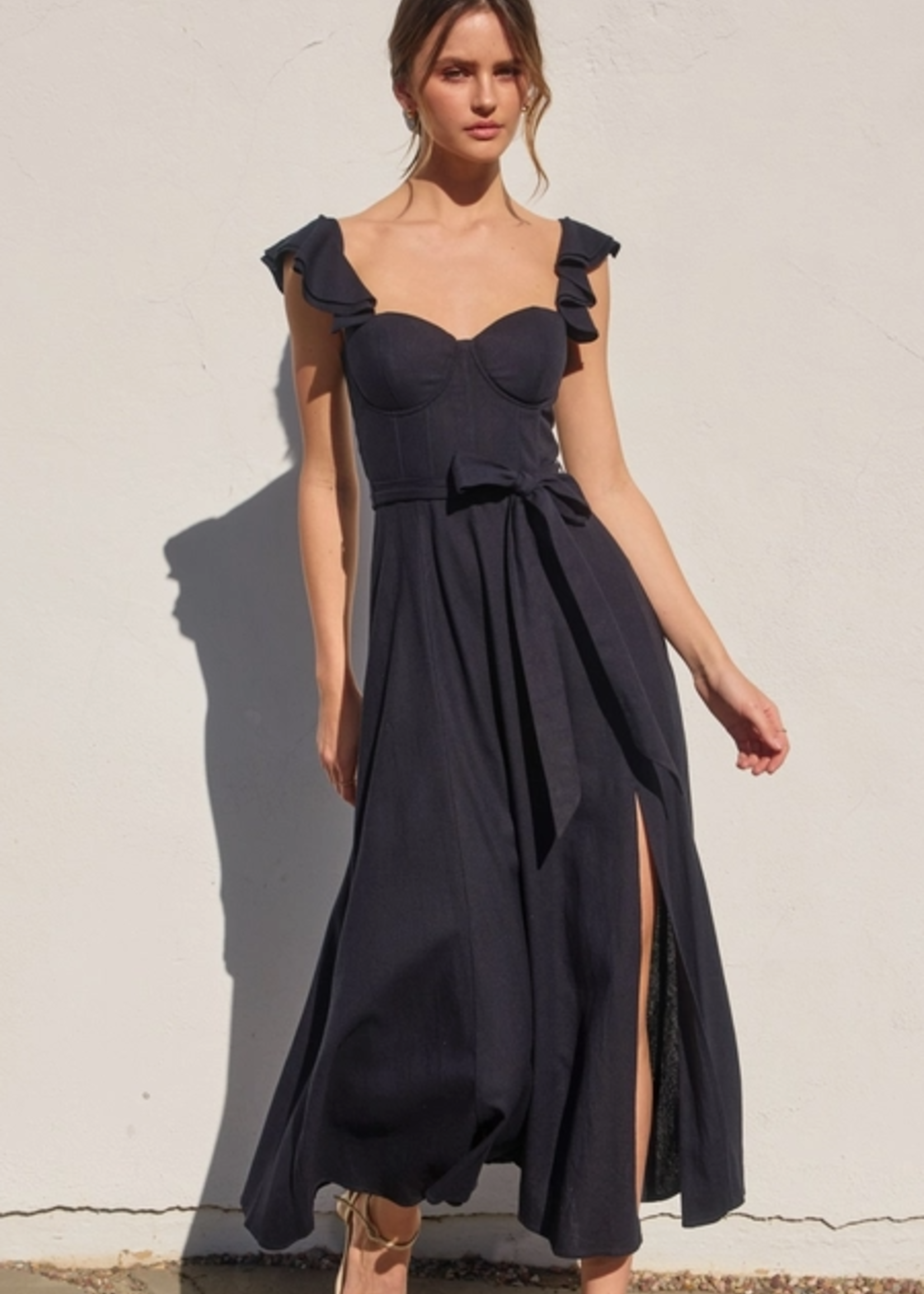 Heaven Sent Corset Flutter Dress