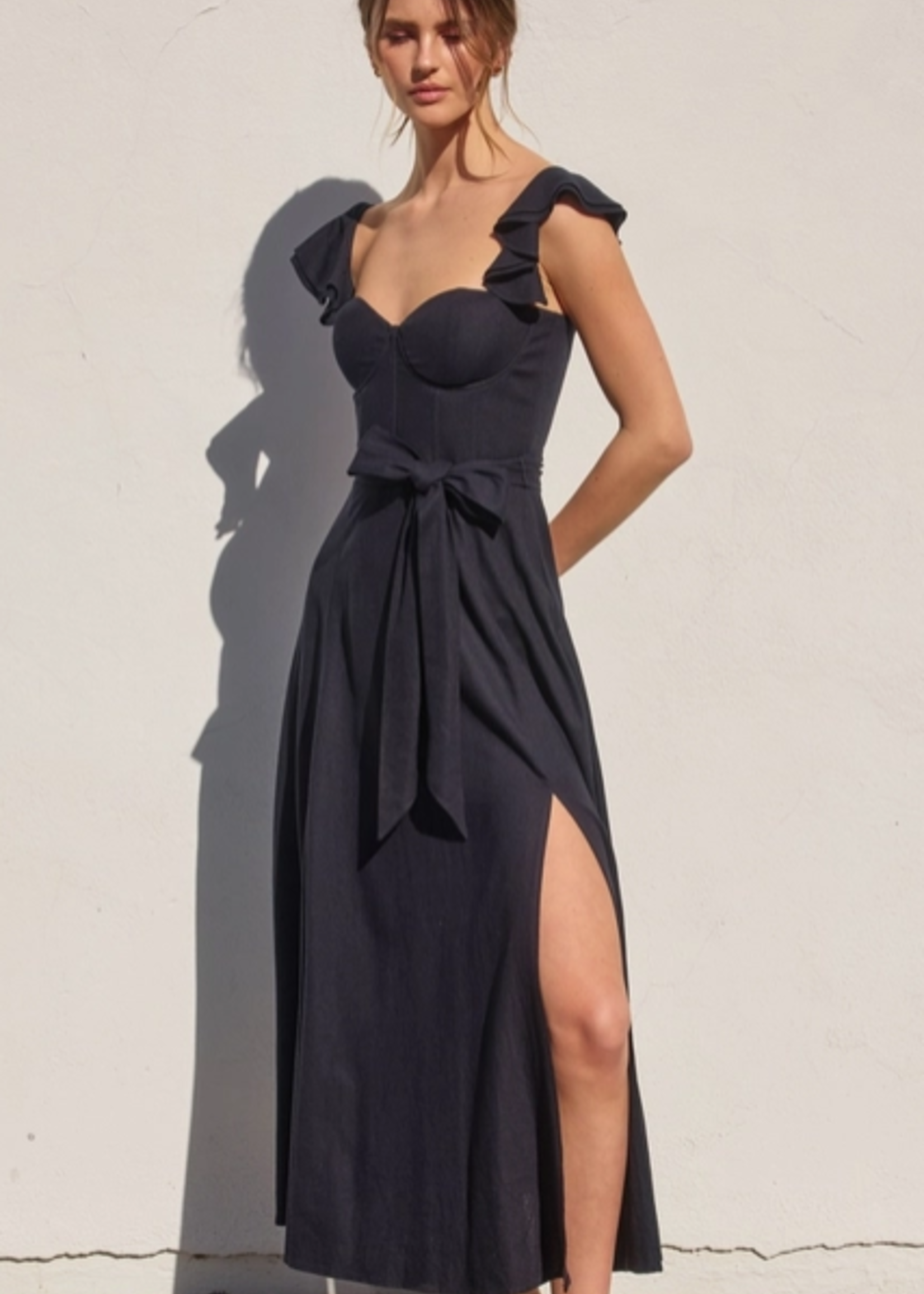 Heaven Sent Corset Flutter Dress