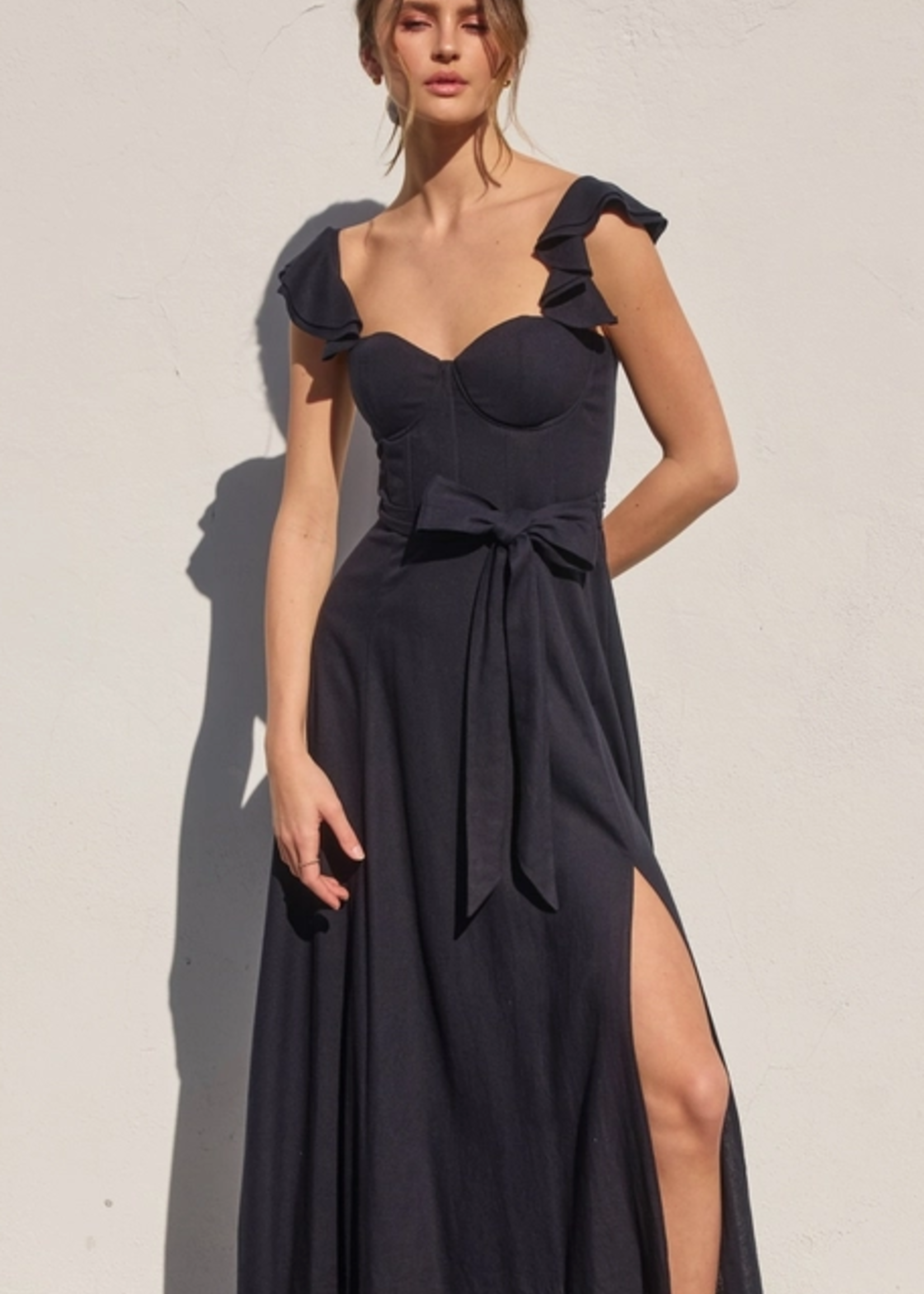 Heaven Sent Corset Flutter Dress