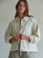 Woven Denim 100% Cotton Washed Jacket