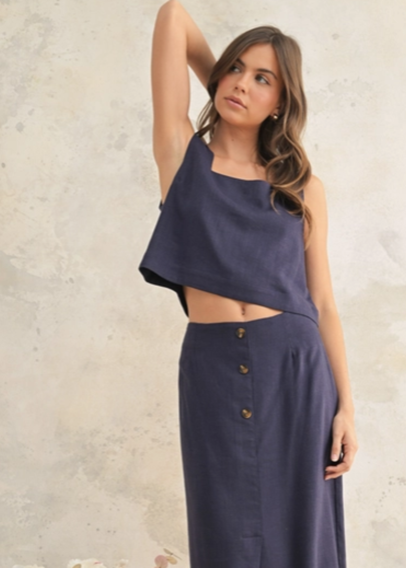 Square Neck Sleeveless Top