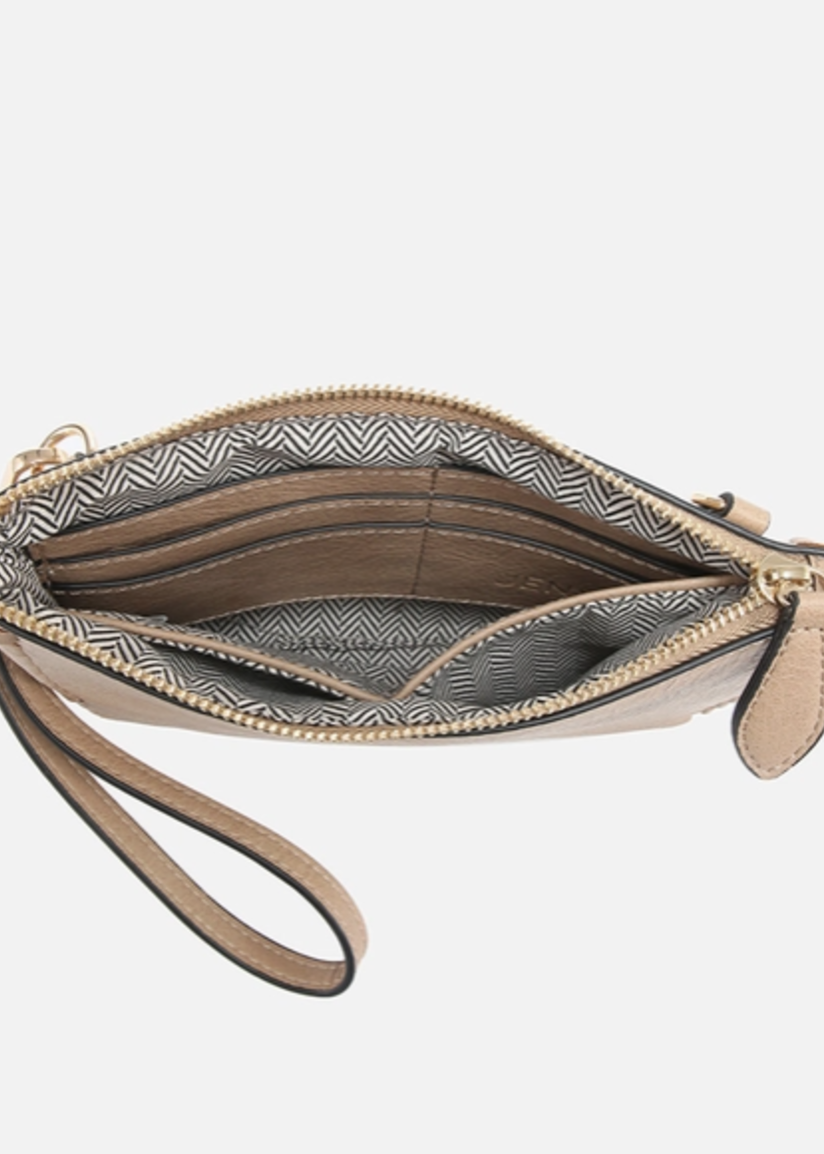 Bonnie Dual Compartment Whipstitch Crossbody
