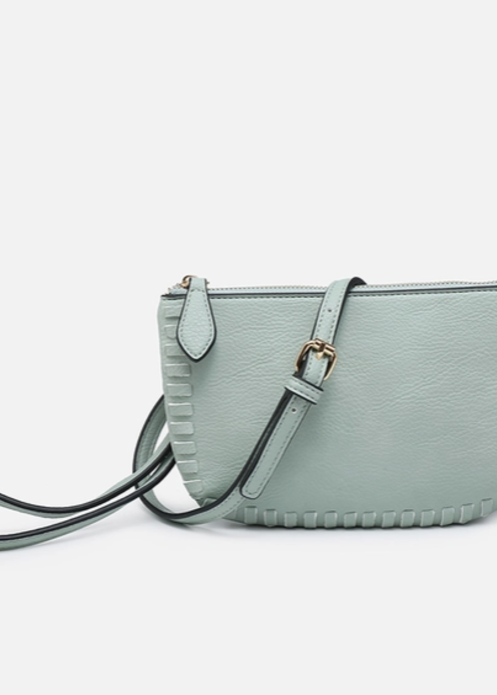 Bonnie Dual Compartment Whipstitch Crossbody