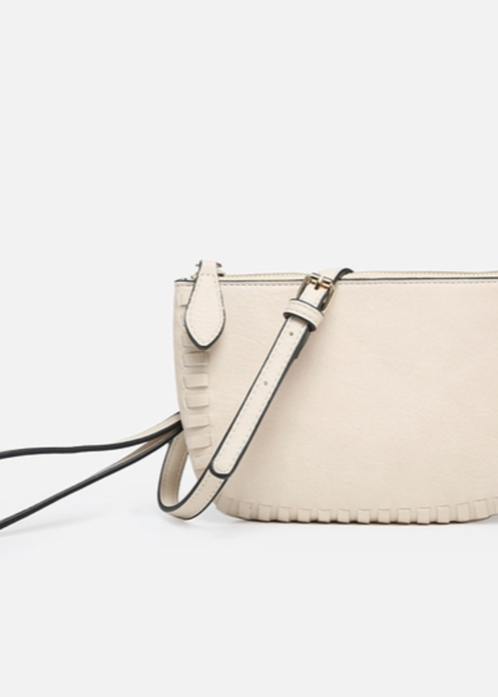 Bonnie Dual Compartment Whipstitch Crossbody