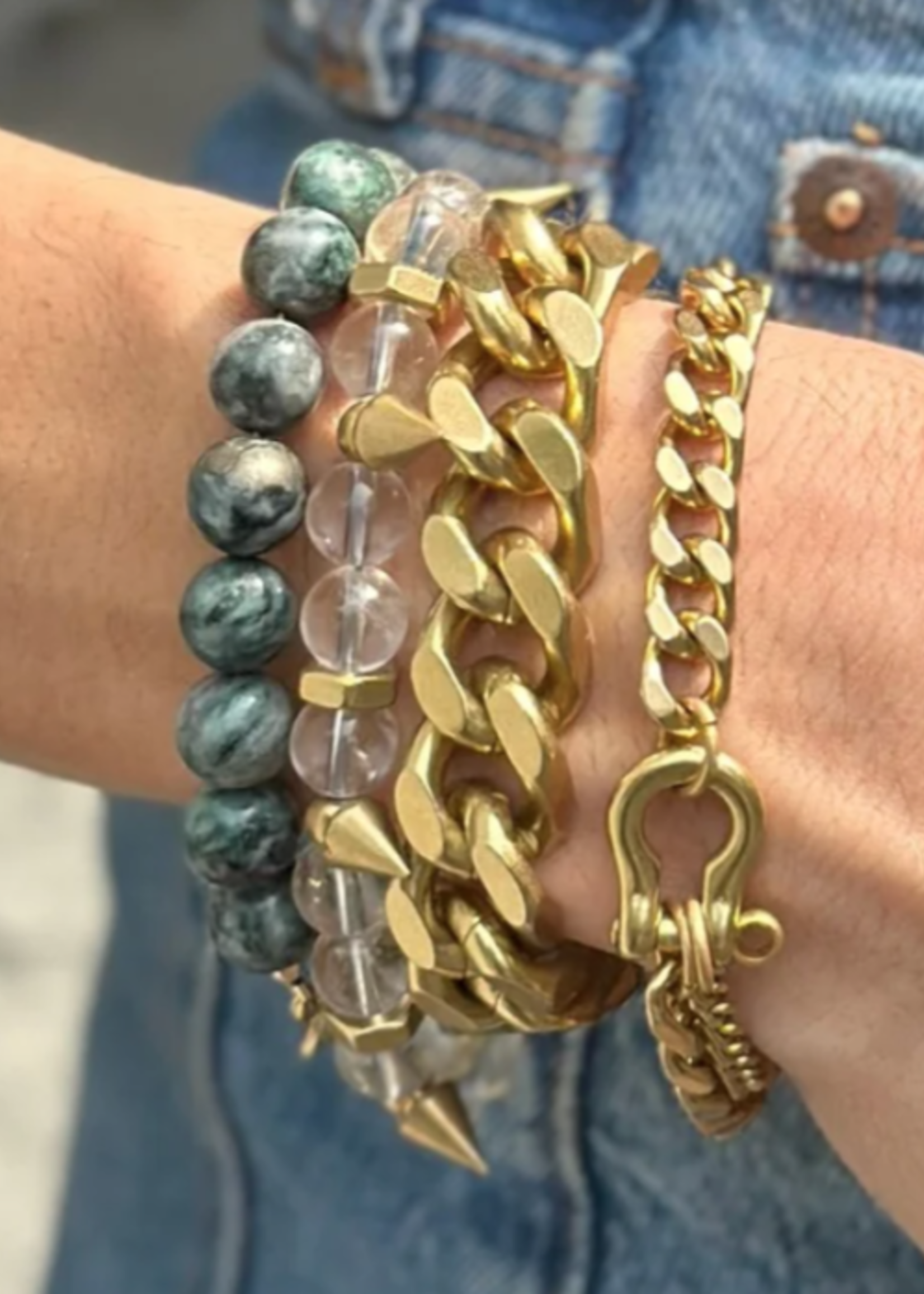 Chain Duo Shackle Bracelet