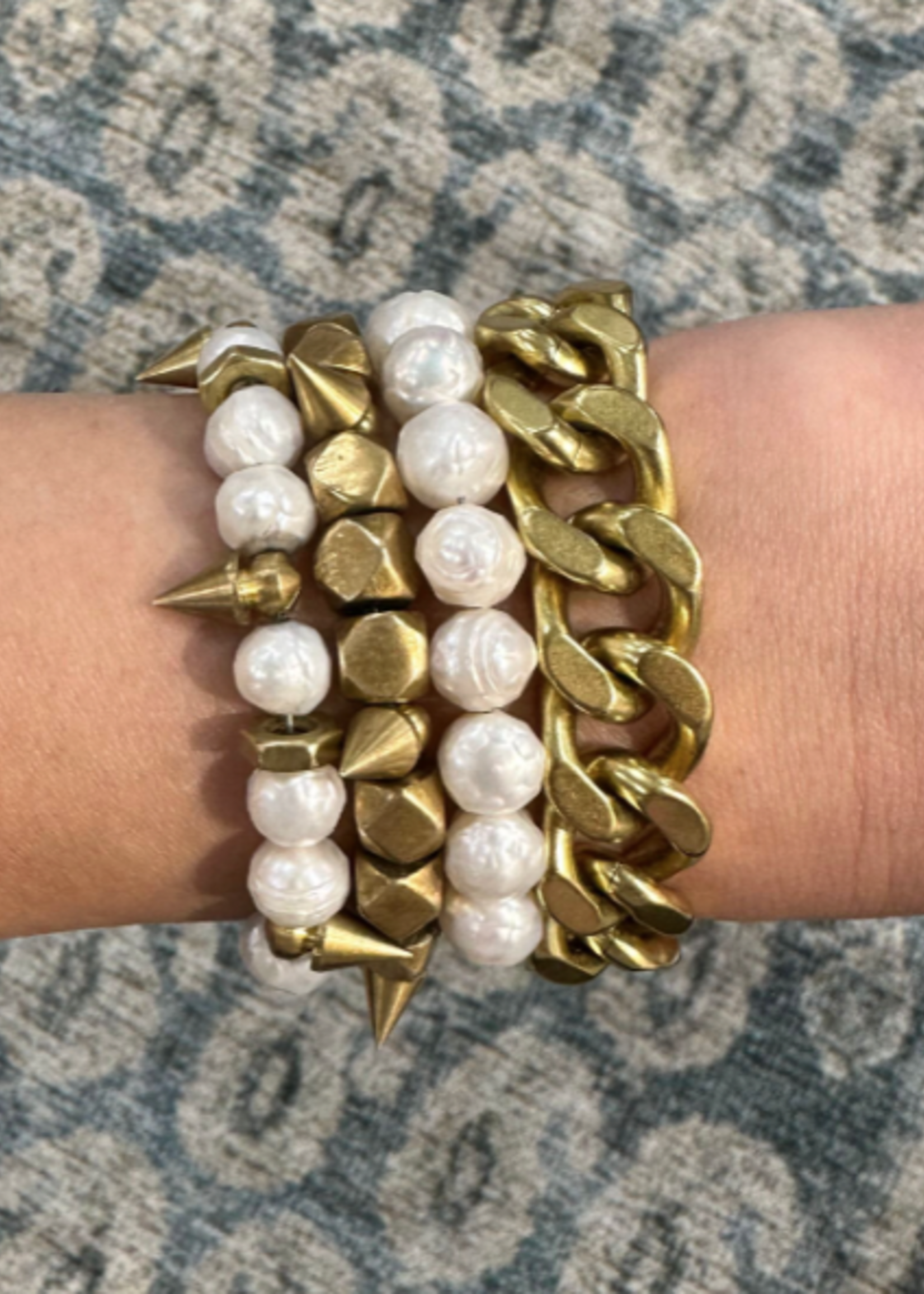 On Point Pearl Bracelet