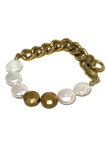 Remix Pearl Coin & Sand Dollar Bracelet