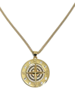 Compass Medallion Necklace