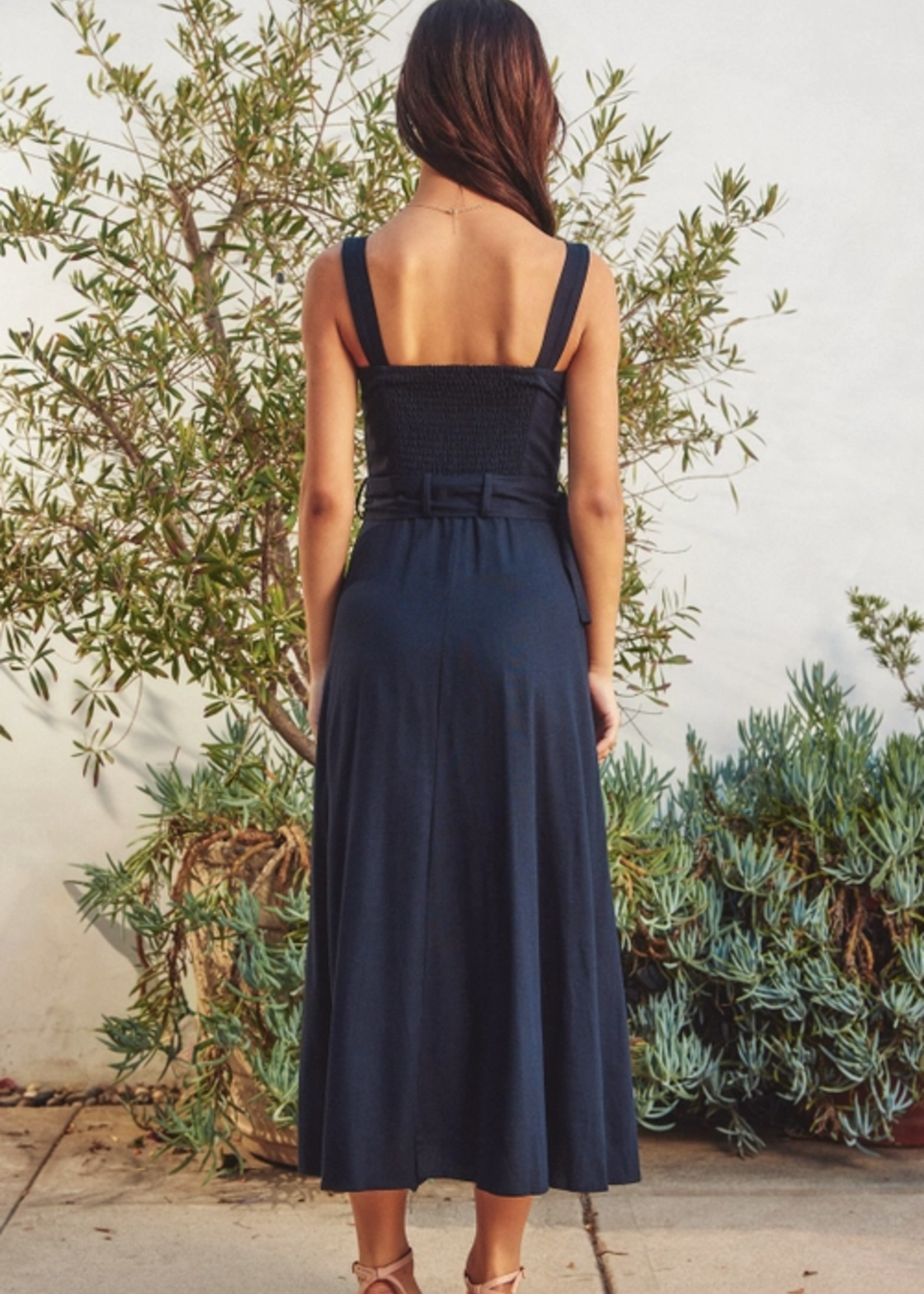 Heaven Sent Buckle Midi Dress