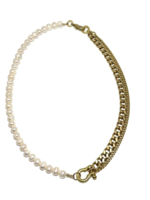 Pearl Shackle Duo Statement Chain
