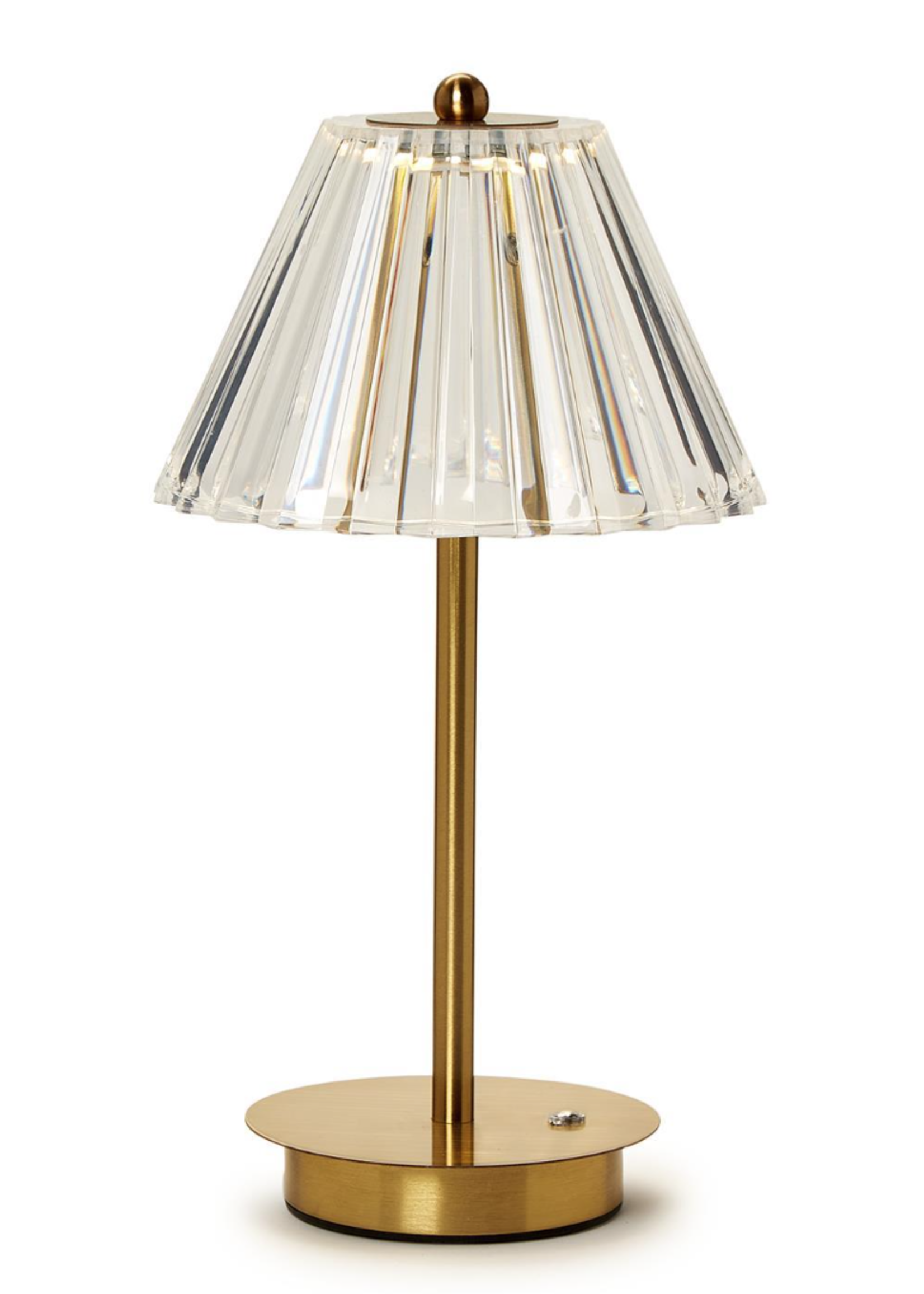 LED Portable Cordless Table Lamp with Acrylic Shade