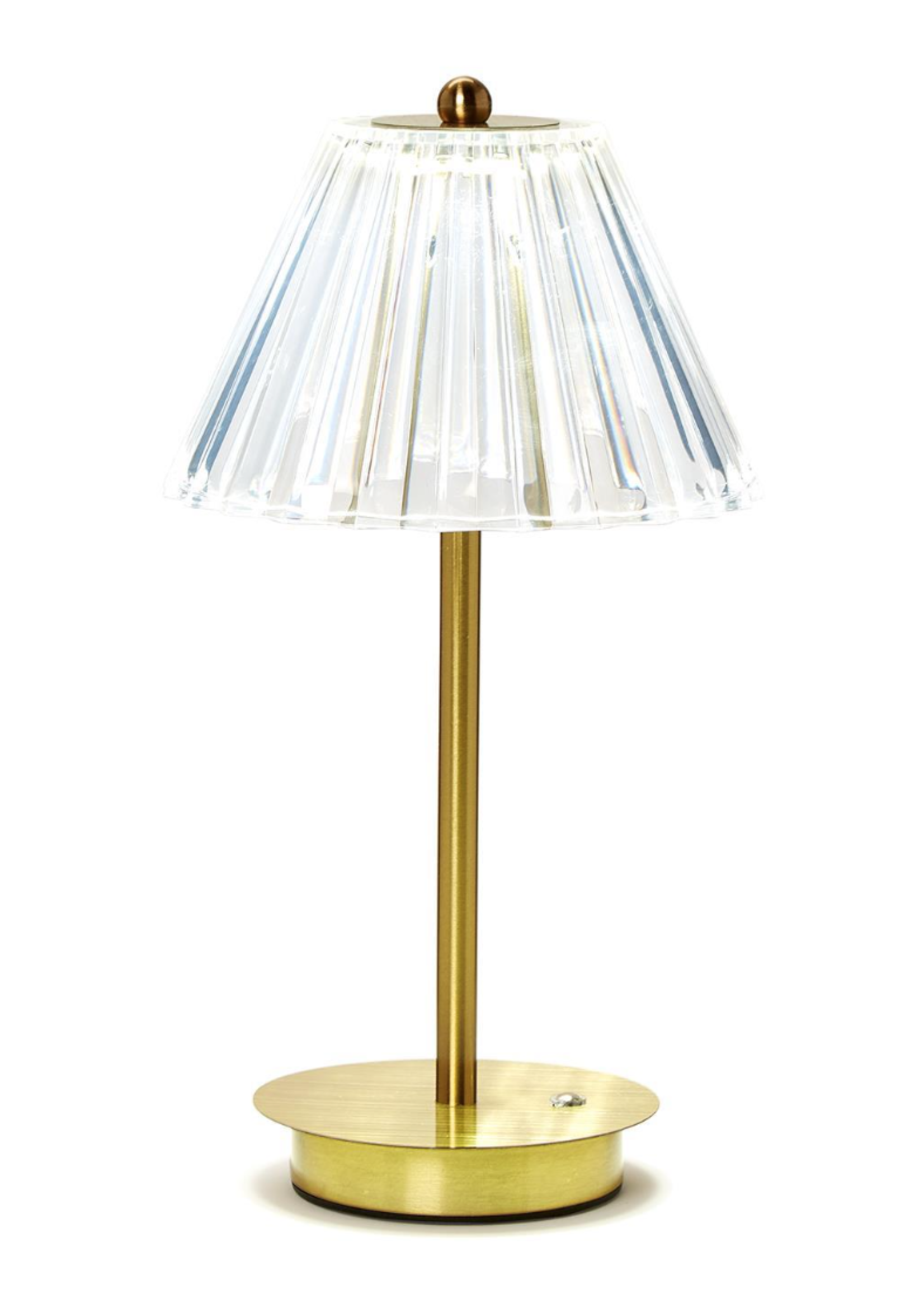 LED Portable Cordless Table Lamp with Acrylic Shade