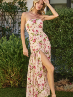 Sweet Emotion Strapless Drop Waist Maxi Dress