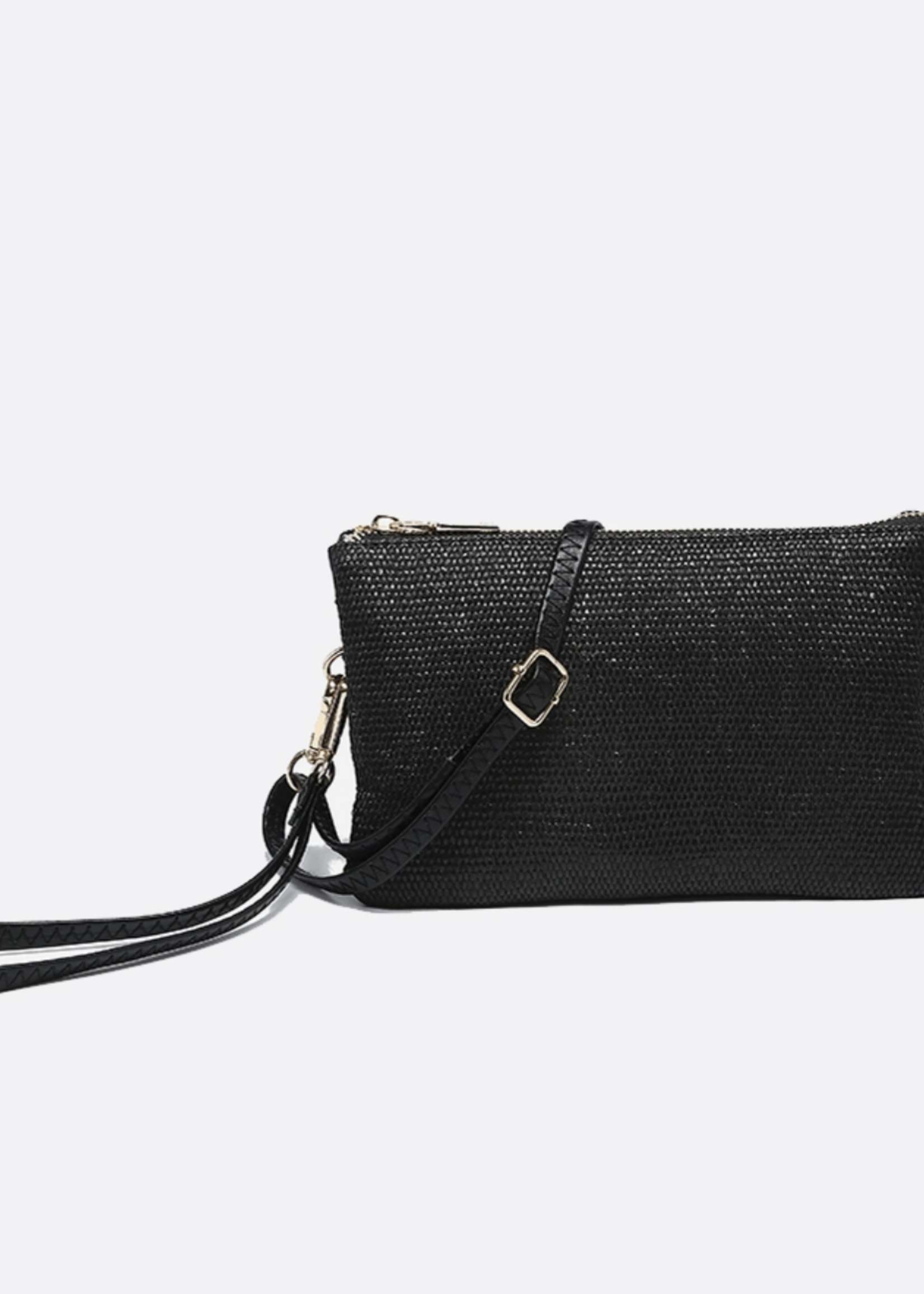 Liz Micro Straw Crossbody