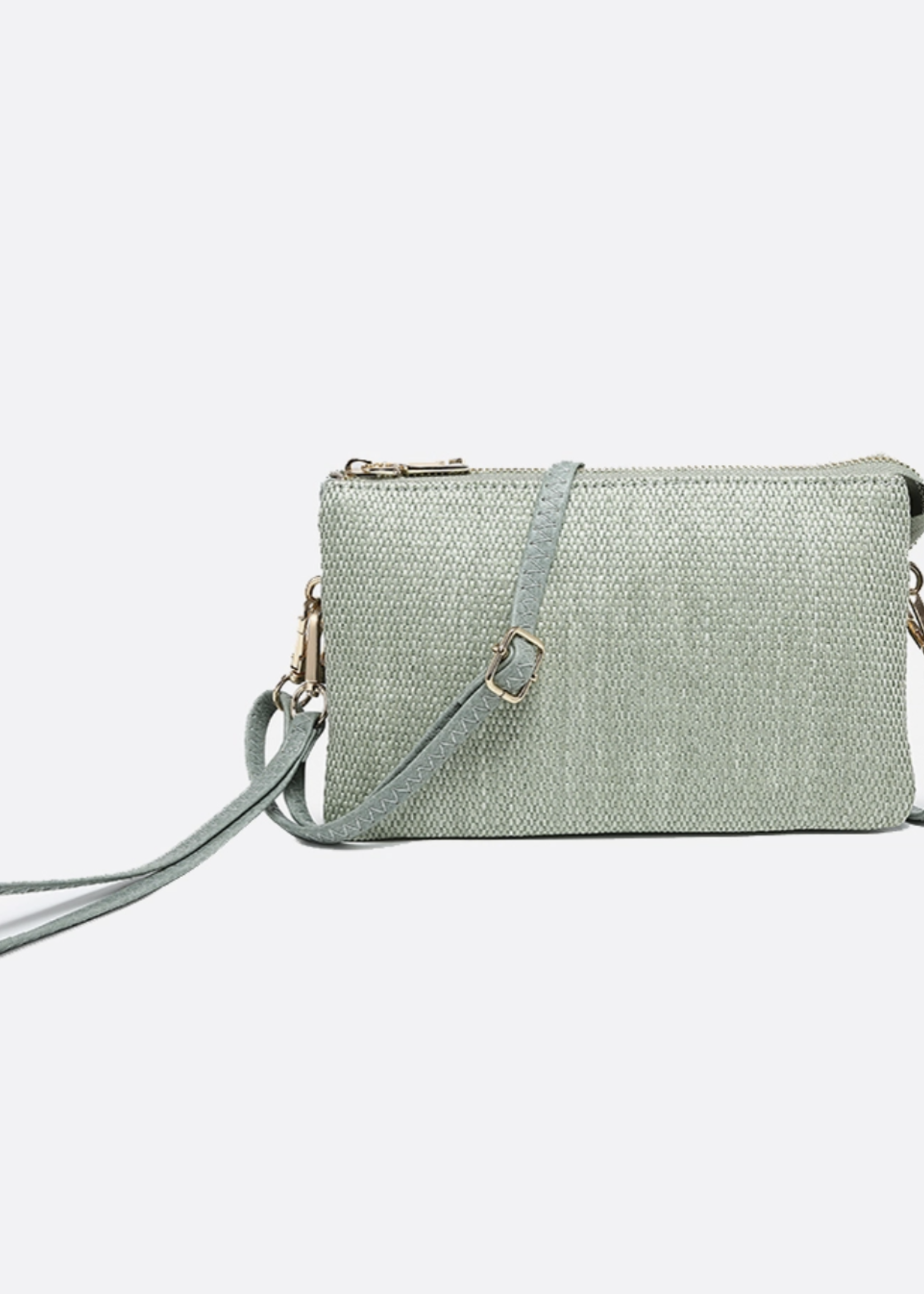 Liz Micro Straw Crossbody
