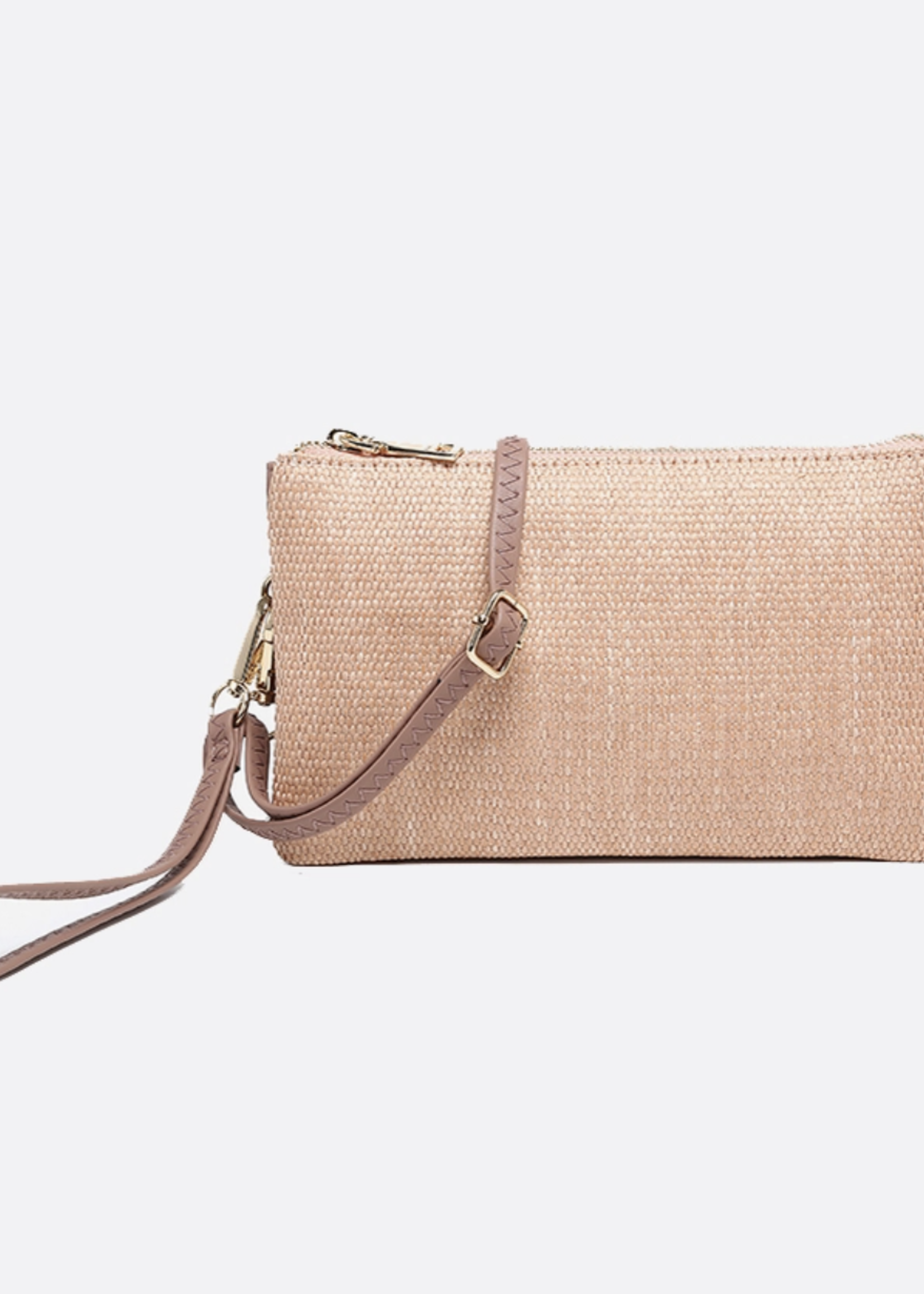 Liz Micro Straw Crossbody