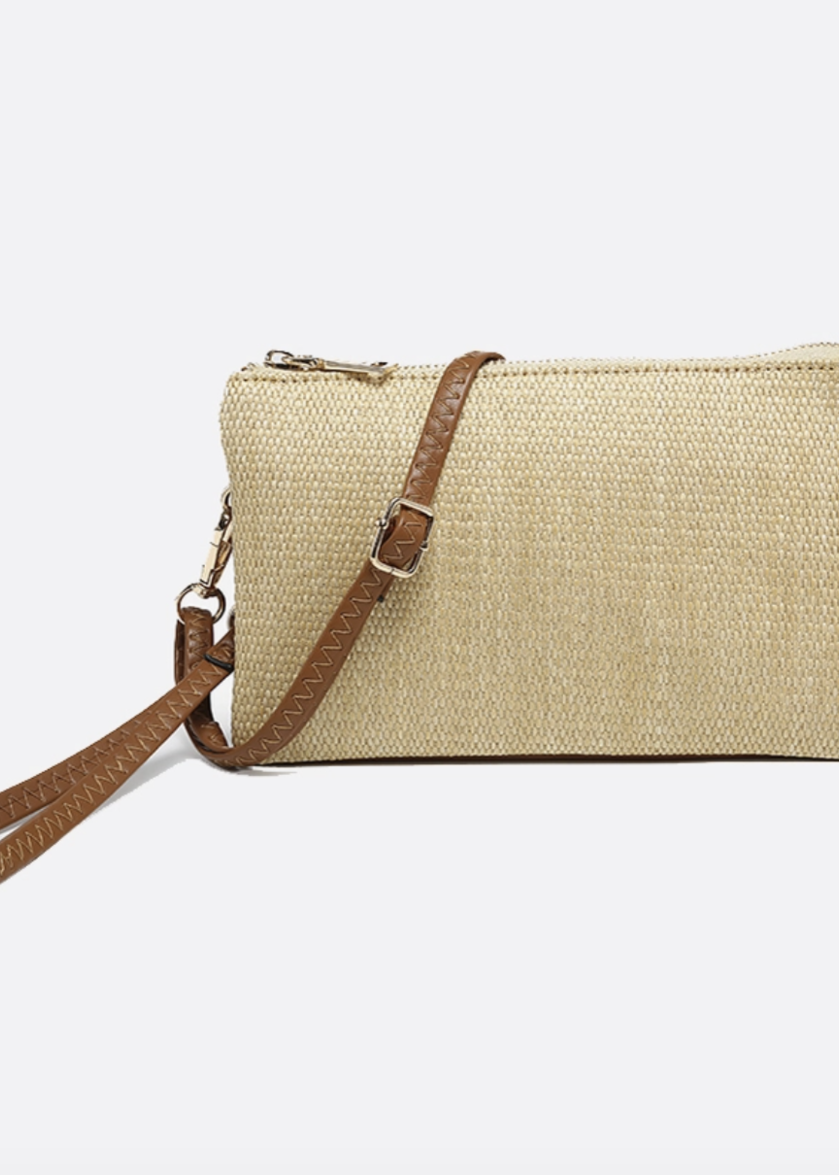 Liz Micro Straw Crossbody
