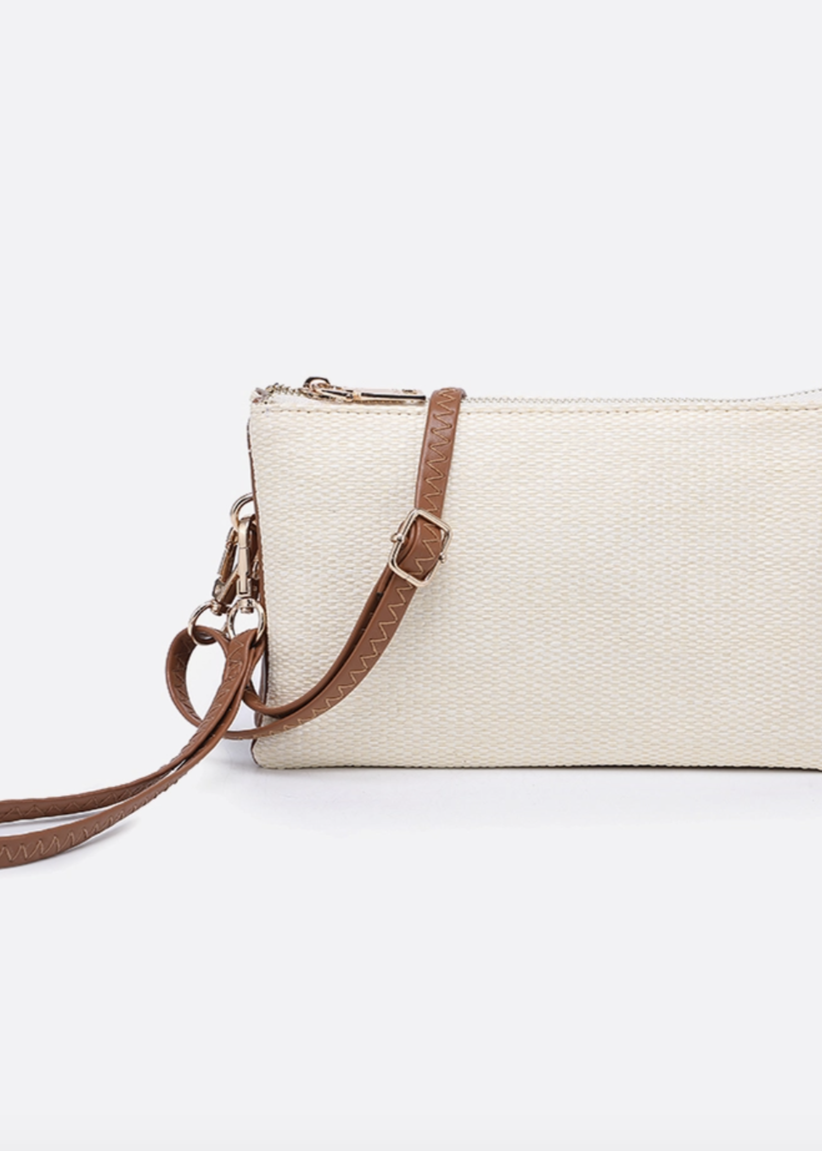 Liz Micro Straw Crossbody