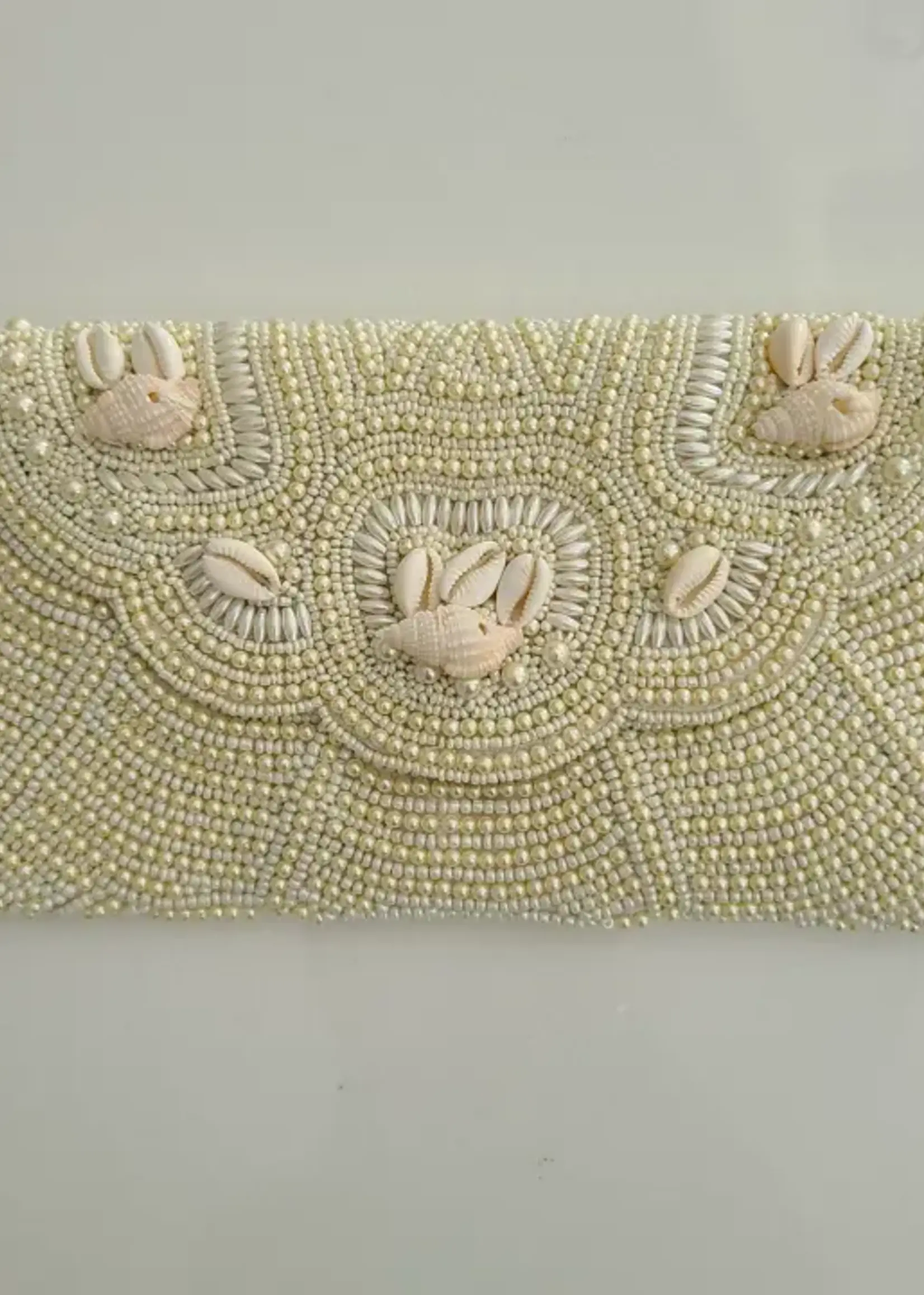 Pukka & Pearl Scalloped Clutch