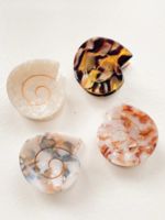 Swirly Seashell Claw Clip
