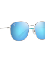 Sunglasses & Readers Olali Asian Fit Shiny Silver Blue Hawaii