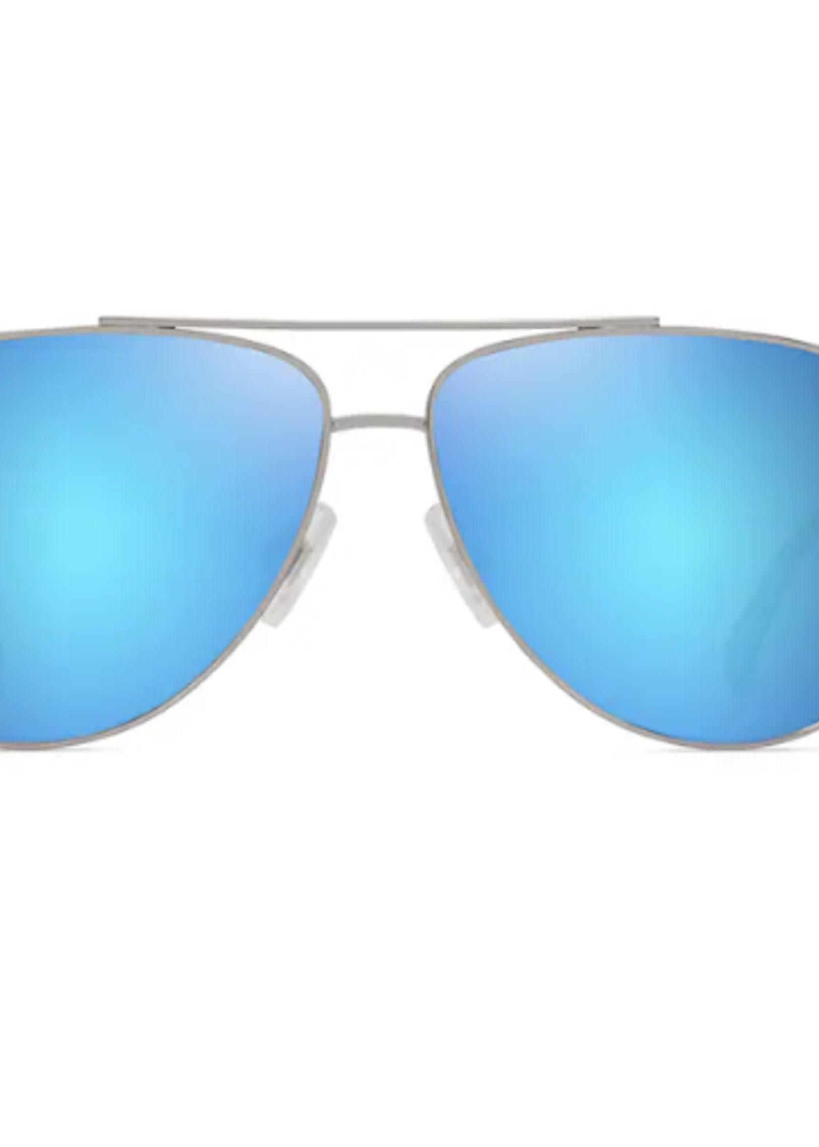 Sunglasses & Readers Hauoli Shiny Silver HCL Blue Hawaii
