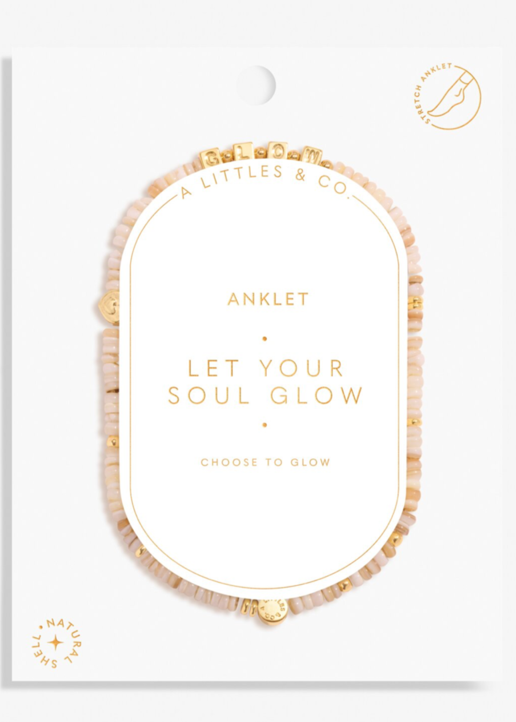 Happy Little Moments 'Let Your Soul Glow' Anklet