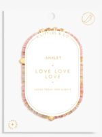 Happy Little Moments 'Love Love Love' Anklet