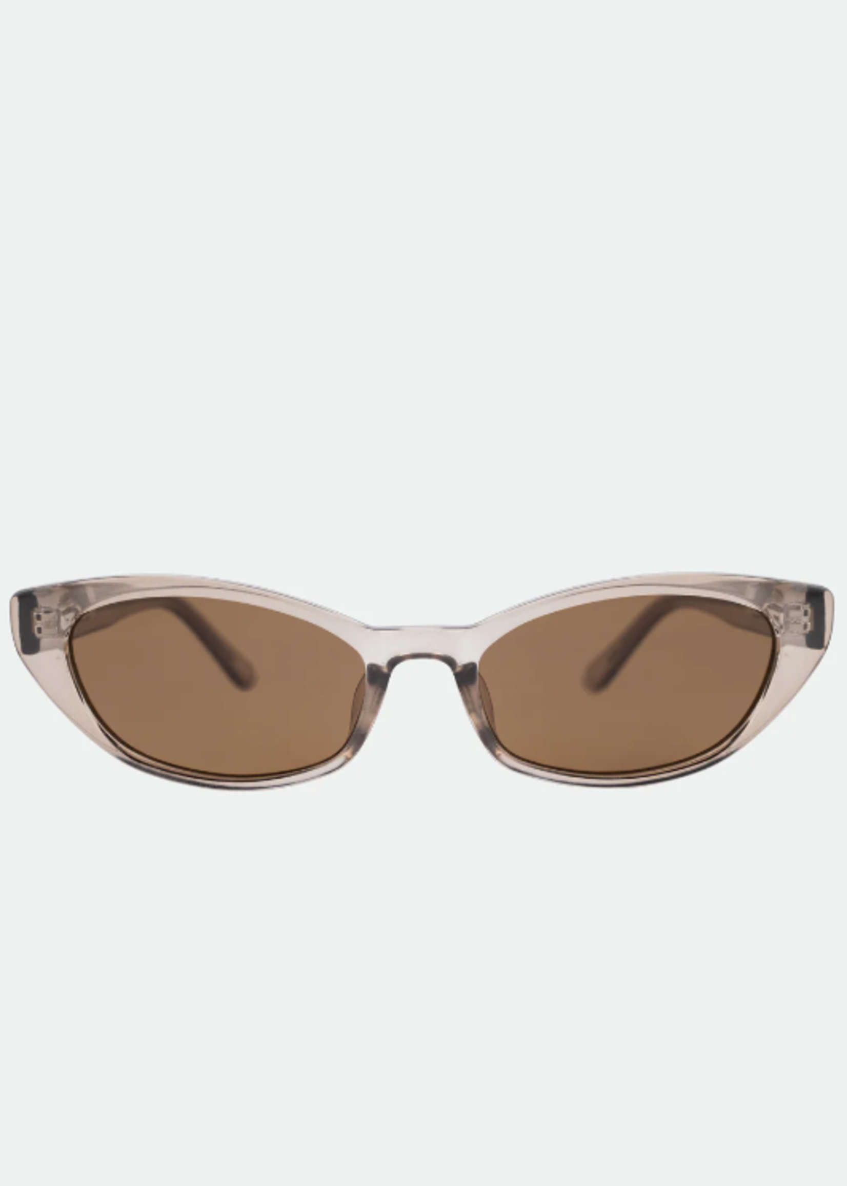 Shona Sunglasses Trans Olive Brown