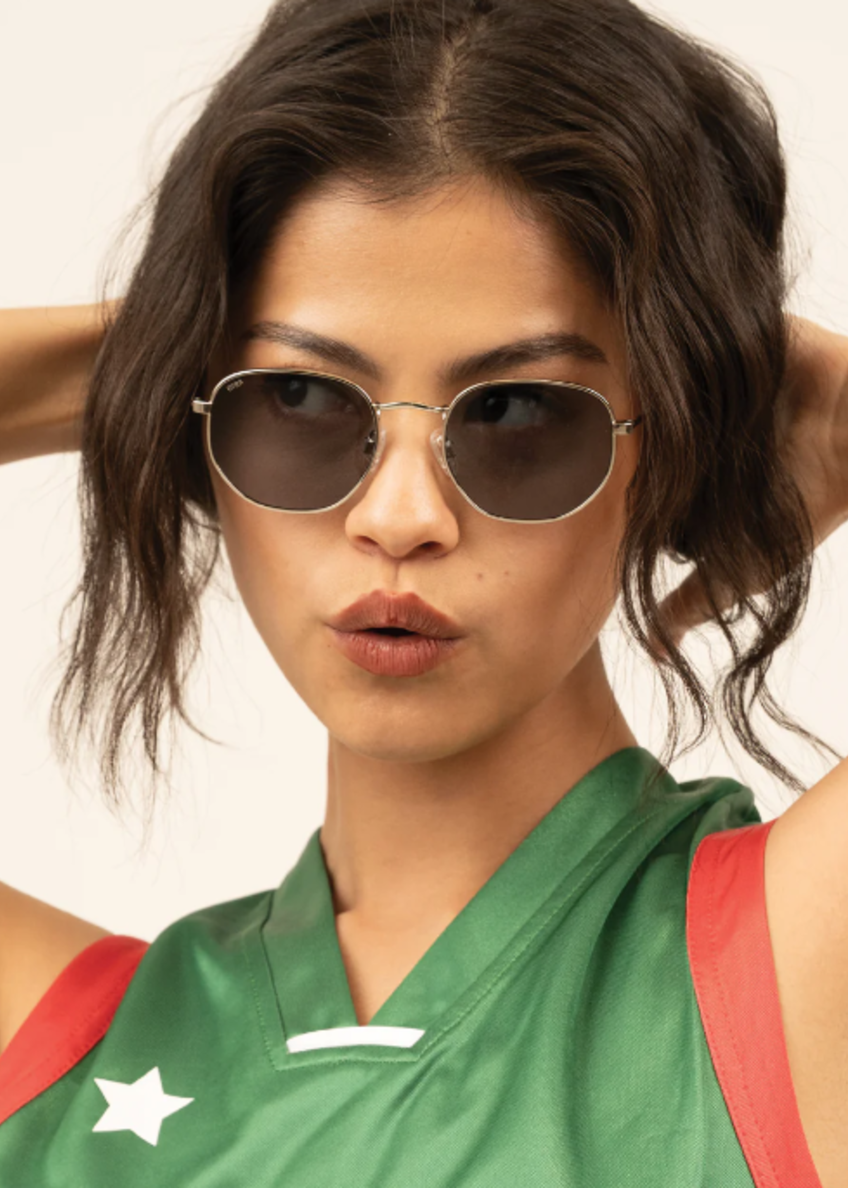 Sunglasses & Readers Bowie Sunglasses Silver Ocean/Smoke