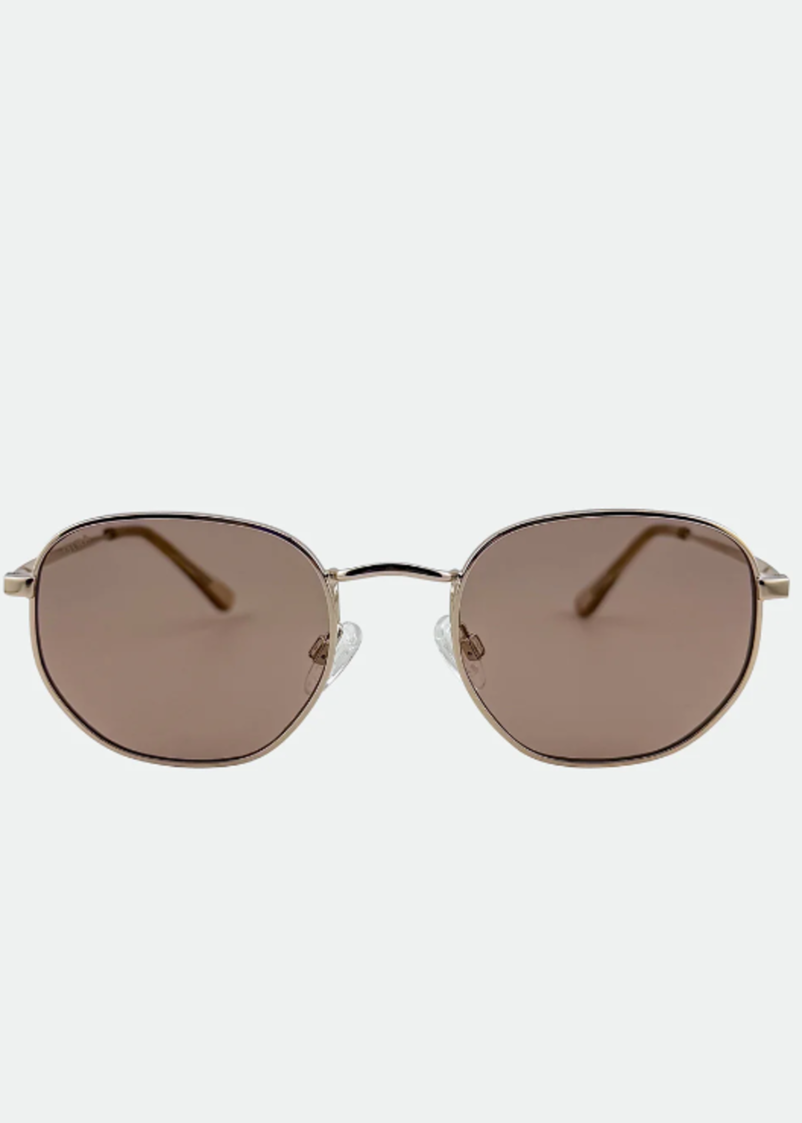 Bowie Sunglasses Gold/Brown
