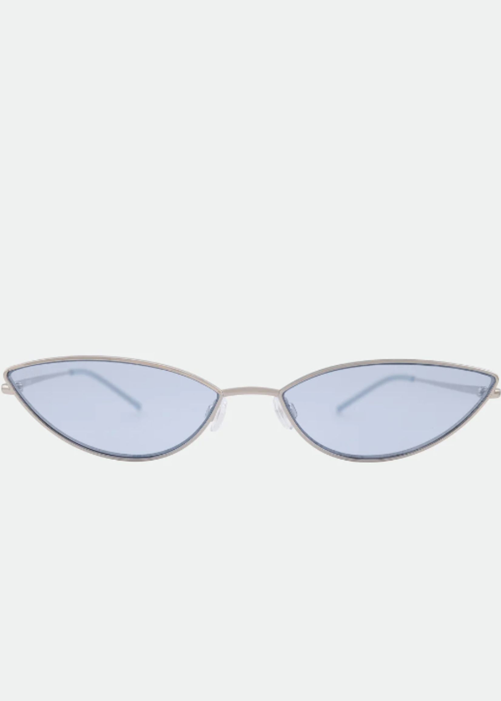Sunglasses & Readers Sloane Sunglasses Silver Blue Mirror