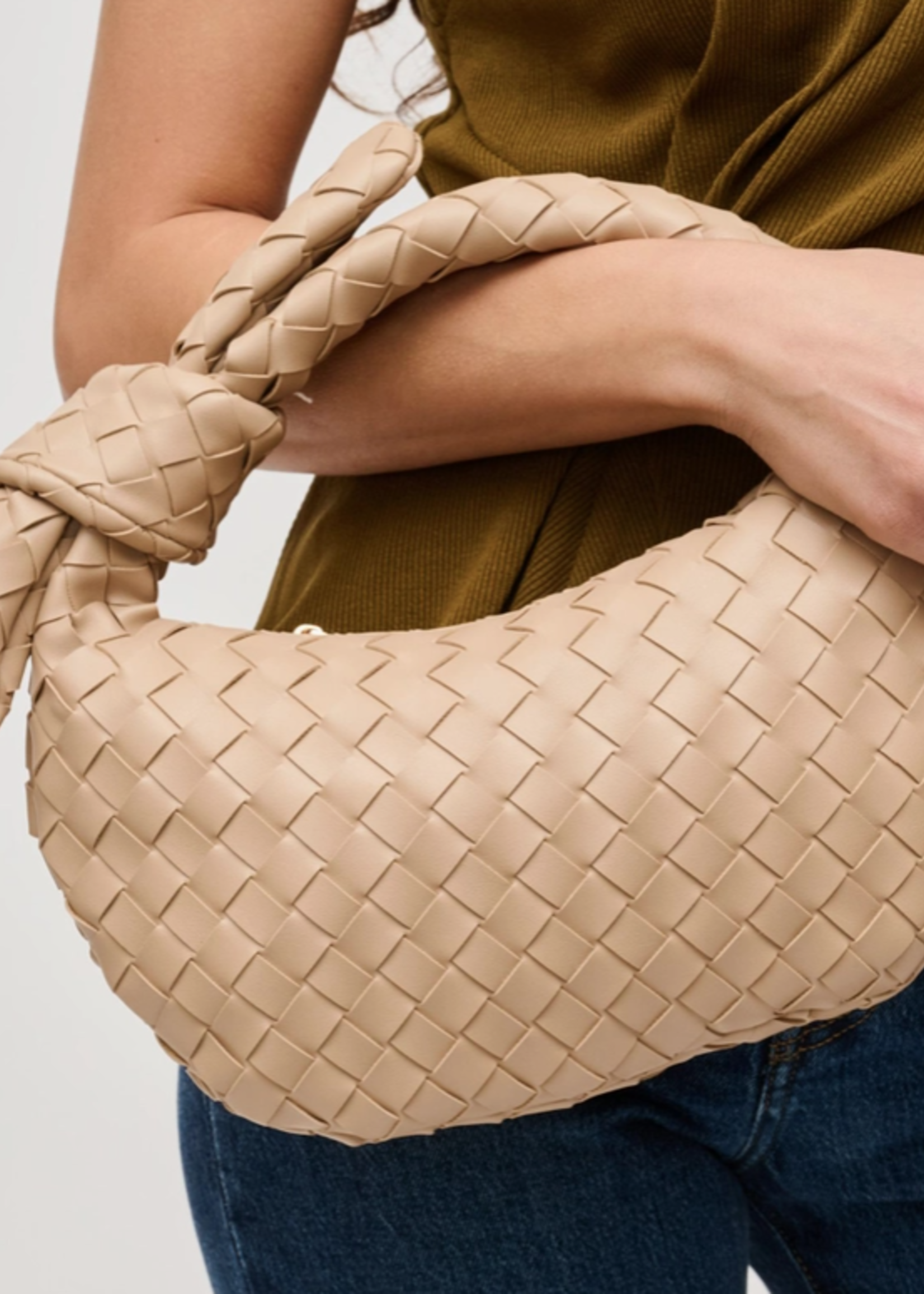 Lizbeth Woven Knot Clutch