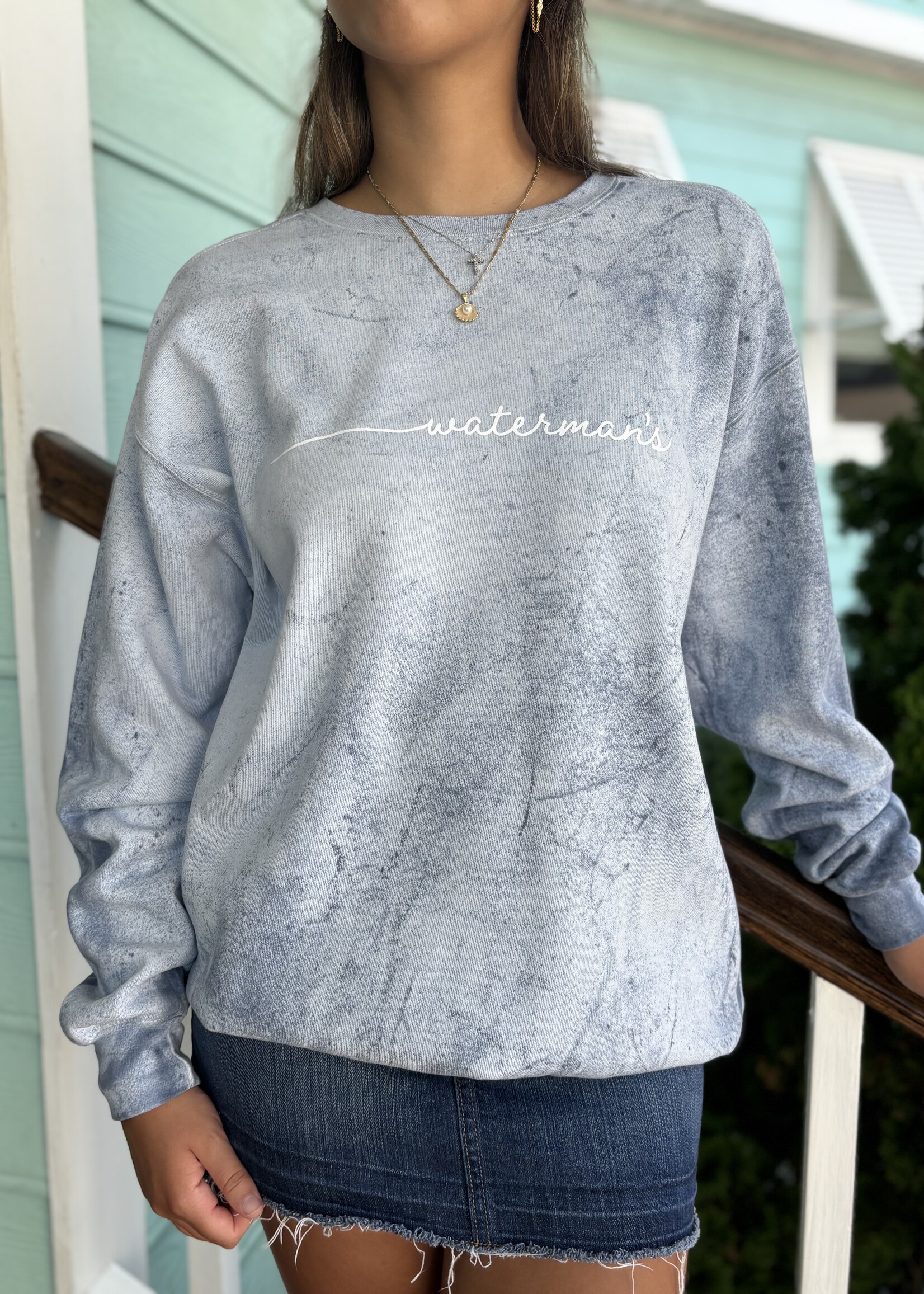Simple Surf Colorblast Sweatshirt