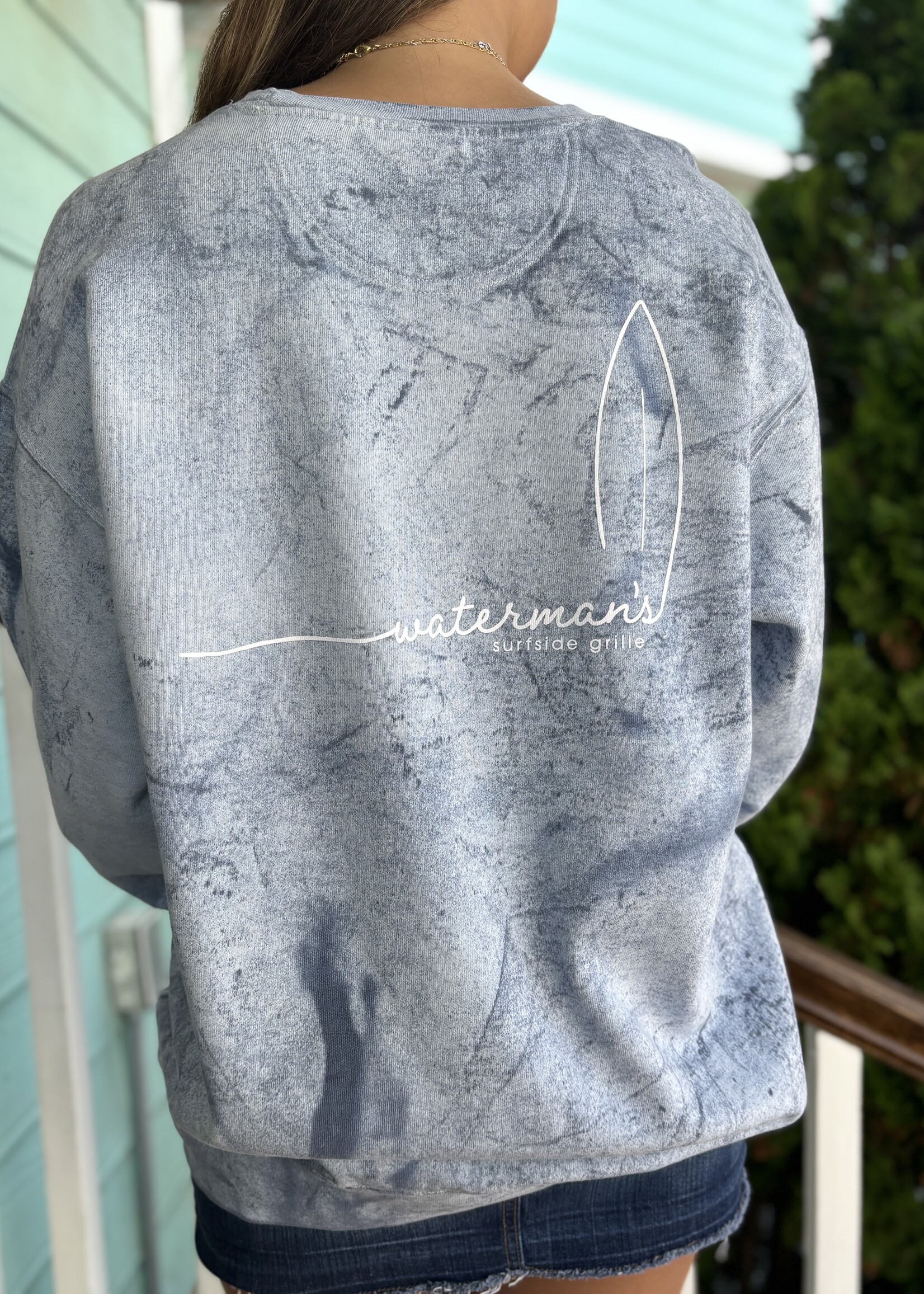 Simple Surf Colorblast Sweatshirt